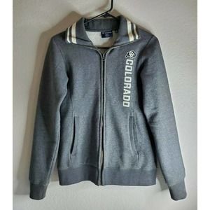 Colorado Buffaloes Champion Full Zip Retro Sweater Jacket Size Women's S Small